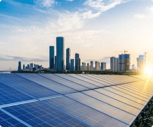 Commercial solar installation