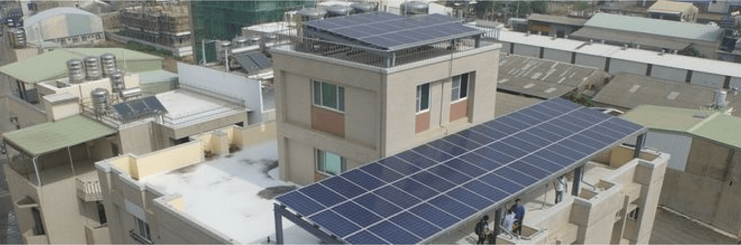 Solar Rooftop Background